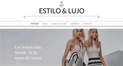 Desktop Screenshot of estiloylujo.com